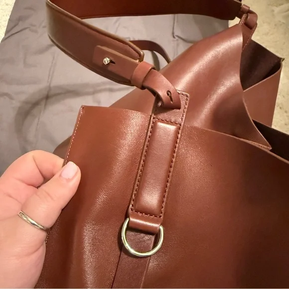 All Saints Paradise North South Leather Tote - Picture 14 of 14